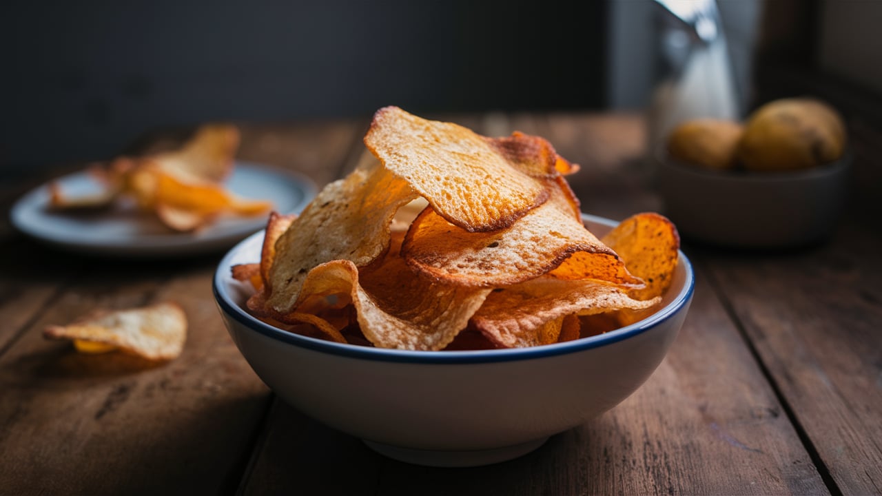 Oven-baked chips, Healthy potato chips, Low-fat Lay's snacks, Baked Lay's crisps